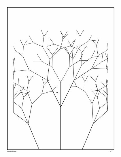 Page 10: a fractal tree with branching limbs.